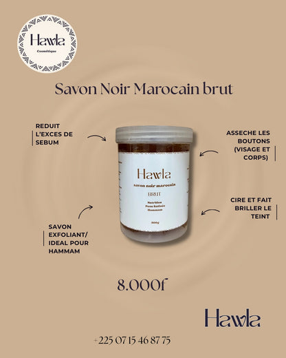 Savon Noir Marocain Brut
