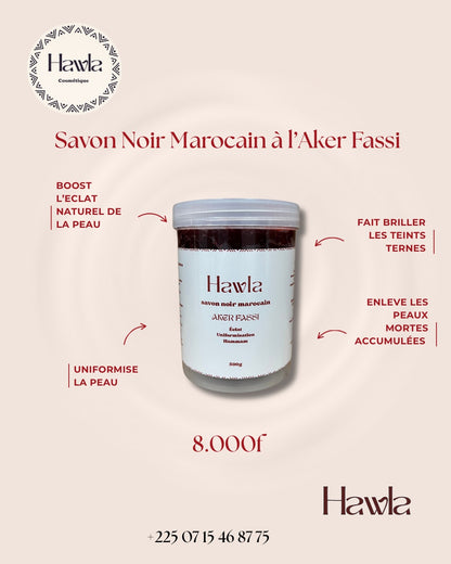 Savon Noir Marocain à l'Aker Fassi