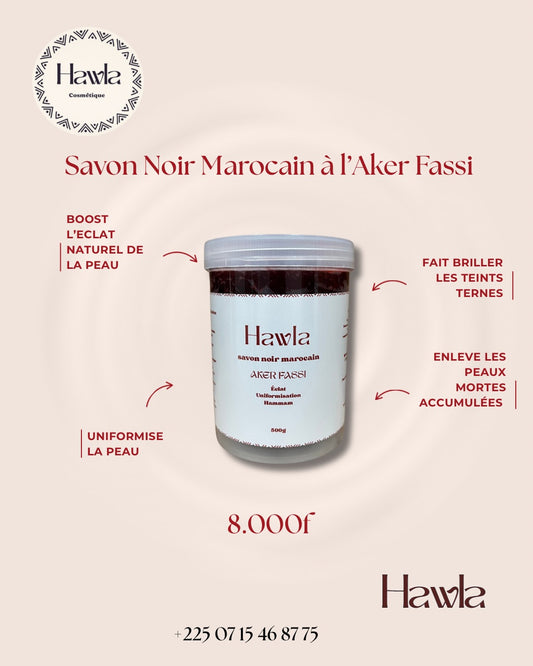 Savon Noir Marocain à l'Aker Fassi